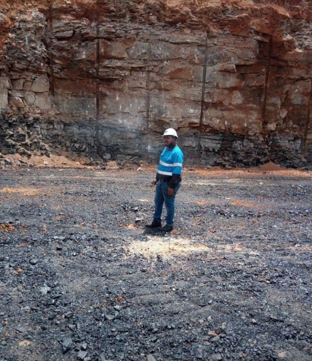 On site at the pit face